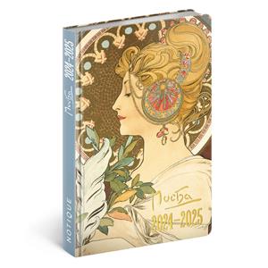 18-mesačný diár Petito – Alfons Mucha 2024/