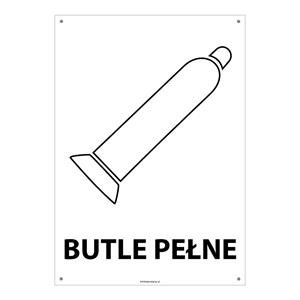 BUTLE PEŁNE, płyta PVC 2 mm z dziurkami, 148x210 mm