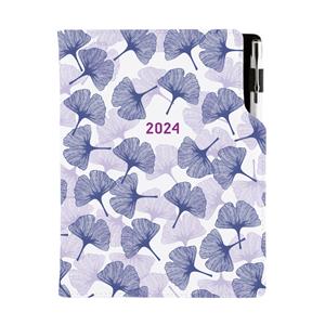 Diár DESIGN denný A5 2024 český - Ginkgo