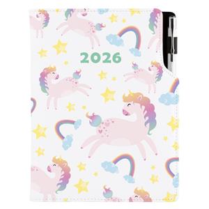 Diár DESIGN denný A5 2026 slovenský - Unicorn