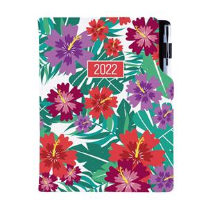 Diár DESIGN týždenný B5 2022 poľský - Tropic