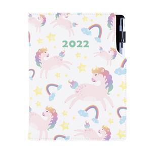 Diár DESIGN týždenný B6 2022 - Unicorn