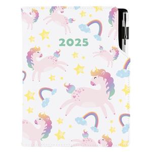 Diár DESIGN týždenný B6 2025 - Unicorn