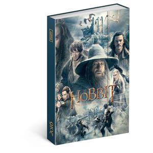 Diár Hobbit týždenný B6 magnetický 2016