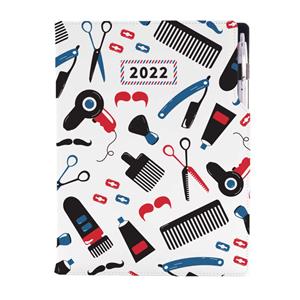 Diár KADERNÍCKY Barber - DESIGN denný A4 2022