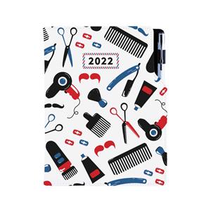 Diár KADERNÍCKY Barber - DESIGN denný B6 2022