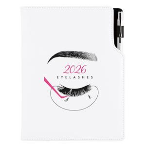 Diár KOZMETICKÝ Eyelashes - DESIGN týždenný špeciál A5 2026