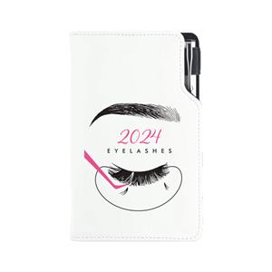 Diár KOZMETICKÝ Eyelashes - DESIGN týždenný vreckový 2024 český