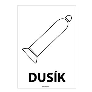 DUSÍK, plast 1 mm, A5