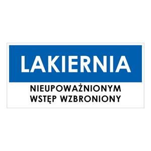 LAKIERNIA, niebieski - płyta PVC 1 mm 190x90 mm