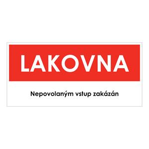 LAKOVNA, červená, plast 1 mm 190x90 mm