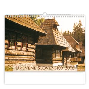 Nástenný kalendár 2016 Drevené Slovensko