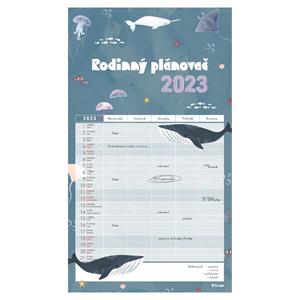 Nástenný kalendár 2023 Rodinný plánovač - Les