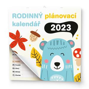 Nástenný kalendár 2023 Rodinný plánovací