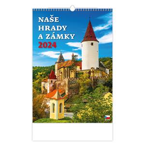 Nástenný kalendár 2024 - Naše hrady a zámky