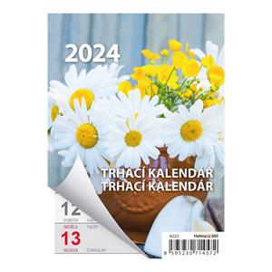 Nástenný kalendár 2024 Týždenný trhací kalendár A6