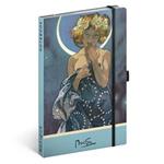 Notes Alfons Mucha – Luna, bodkovaný