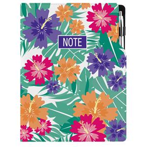 Notes DESIGN A4 bodkovaný - Tropic