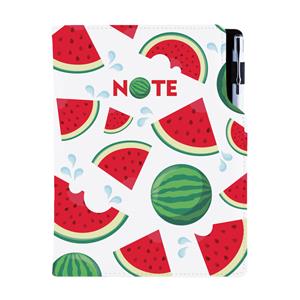 Notes DESIGN A5 bodkovaný - Melón