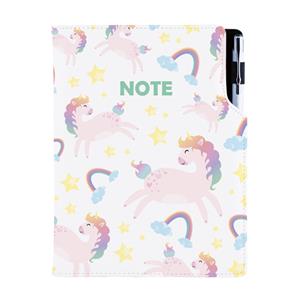 Notes DESIGN A5 bodkovaný - Unicorn