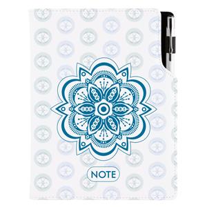 Notes DESIGN B5 bodkovaný - Mandala modrý