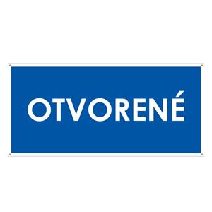 Otvorené, modrá, plast 2mm s dierkami-190x90mm