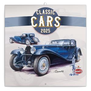 Poznámkový kalendár 2025 Classic Cars – Václav Zapadlík,