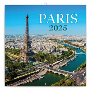 Poznámkový kalendár 2025 Paríž