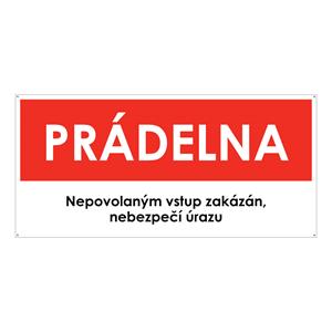 PRÁDELNA, plast 2 mm s dírkami 190x90 mm