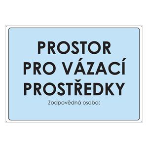 PROSTOR PRO VÁZACÍ PROSTŘEDKY, plast 2 mm s dírkami A4