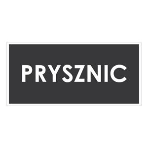 PRYSZNIC, szary - płyta PVC 1 mm 190x90 mm