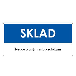 SKLAD, modrá, plast s dírami 2 mm 190x90 mm