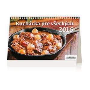 Stolový kalendár 2016 Kuchárka pre všetkých