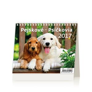 Stolový kalendár 2017 MiniMax Pejskové-Psíčkovia