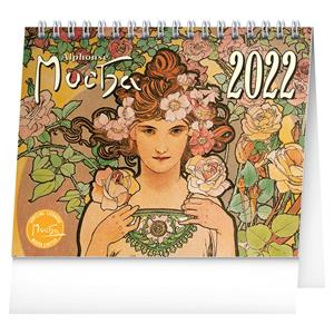 Stolový kalendár 2022 Alfons Mucha