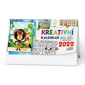 Stolový kalendár 2022 Kreatívný kalendár pre deti