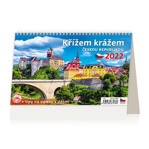 Stolový kalendár 2022 - Krížom krážom Českou republikou