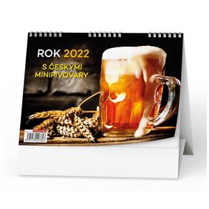 Stolový kalendár 2022 Rok 2022 s českými minipivovary