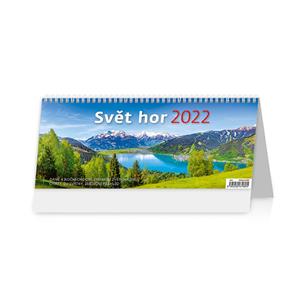 Stolový kalendár 2022 - Svet hor