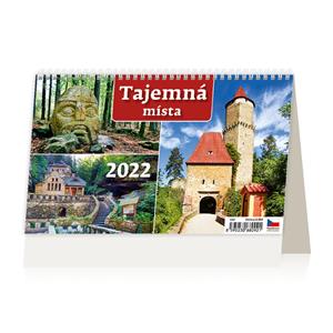 Stolový kalendár 2022 - Tajomná miesta ČR