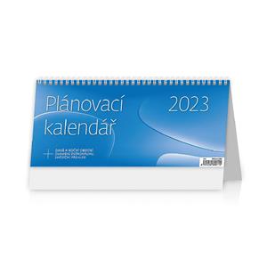 Stolový kalendár 2023 - Plánovací kalendár MODRÝ