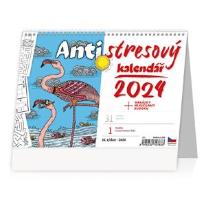 Stolový kalendár 2024 - Antistresový kalendár