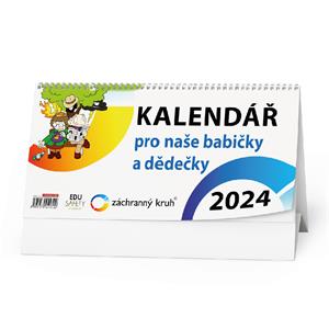 Stolový kalendár 2024 kalendár pre seniorov