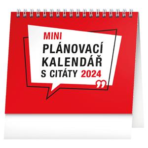 Stolový kalendár 2024 Plánovací s citátmi