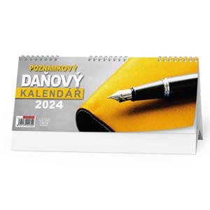 Stolový kalendár 2024 Poznámkový daňový kalendár