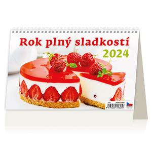 Stolový kalendár 2024 - Rok plný sladkostí