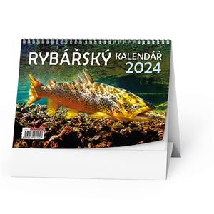 Stolový kalendár 2024 Rybársky kalendár