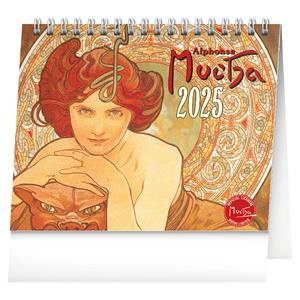 Stolový kalendár 2025 Alfons Mucha