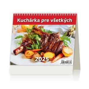 Stolový kalendár 2025 MiniMax - Kuchařka pre všetkých