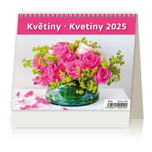 Stolový kalendár 2025 - MiniMax Kvety